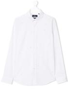 Harmont & Blaine Junior Teen Embroidered Long-sleeve Shirt - White
