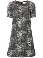 Goat Dixie Coffee Bean Print Dress - Multicolour