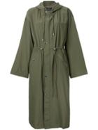 G.v.g.v. Maxi Parka Coat, Women's, Size: 34, Green, Cotton/nylon