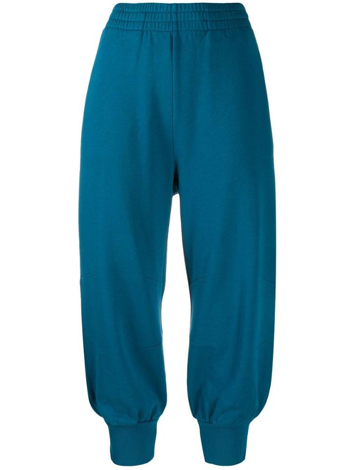 Mm6 Maison Margiela Cropped Track Pants - Blue
