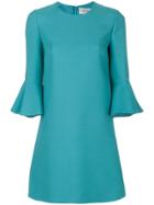 Valentino Bell Sleeve Dress - Blue
