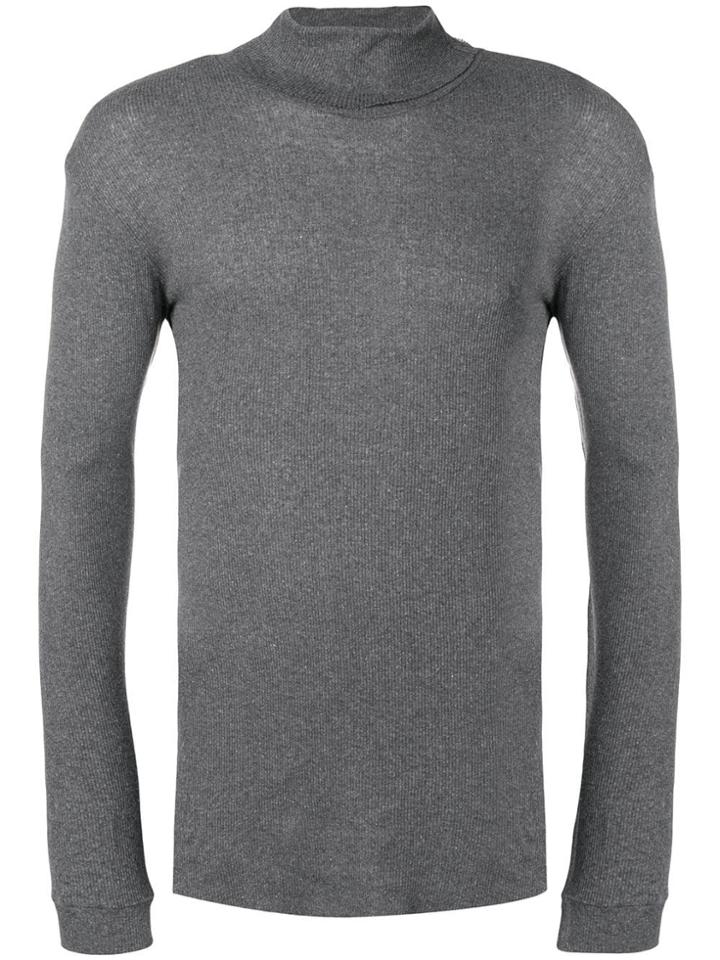 Balmain Slim-fit Rollneck Jumper - Grey
