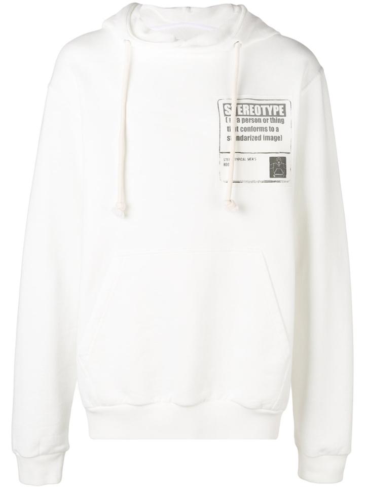 Maison Margiela Stereotype Hoodie - White
