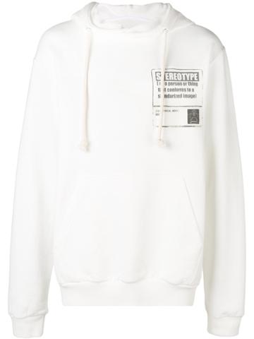 Maison Margiela Stereotype Hoodie - White