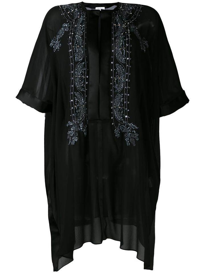 Redemption - Embellished Dress - Women - Silk/glass - 38, Black, Silk/glass