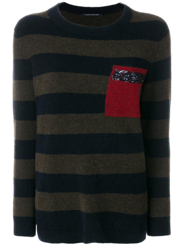Luisa Cerano Striped Jumper - Brown