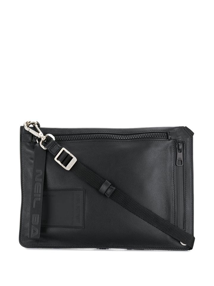 Neil Barrett Zipped Messenger Bag - Black