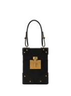 Oscar De La Renta Studded Box Bag - Black