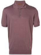 Corneliani Plain Polo Shirt - Purple