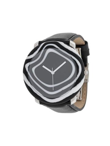 Yunik Big Round Zebra 44mm - Black