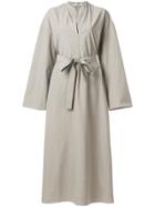 Cristaseya Belted Shirt Dress - Green