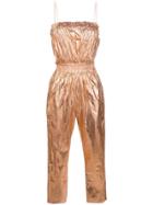 Isabel Marant Metallic Styled Jumpsuit - Pink