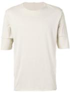 Attachment - Layered Sleeves T-shirt - Men - Cotton - Ii, Nude/neutrals, Cotton