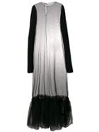 Nostra Santissima Sheer Overlay Dress - Black