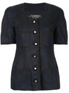 Chanel Pre-owned Short Sleeve Jacket - Blue