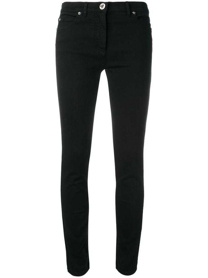 Versace Skinny Jeans, Women's, Size: 26, Black, Cotton/spandex/elastane