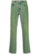 Martine Rose Mid-rise Straight-leg Jeans - Green