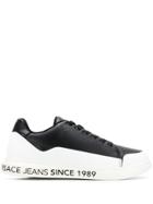 Versace Jeans Printed Sole Sneakers - Black