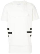 Matthew Miller Contrast Stripe Detail T-shirt - White