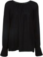Derek Lam Long Sleeve Blouse, Women's, Size: 44, Black, Silk