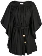 Lisa Marie Fernandez Angel Belted Dress - Black