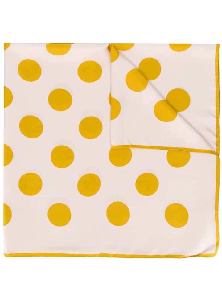 Holland & Holland Dotted Silk Scarf - Neutrals