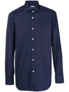 Kiton Classic Plain Shirt - Blue