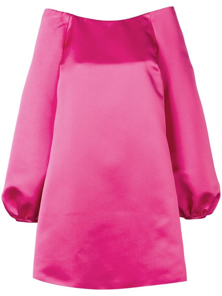 Sara Battaglia Off-shoulder Mini Dress - Pink