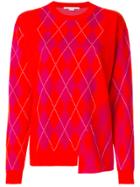 Stella Mccartney Argyle Sweater - Yellow & Orange