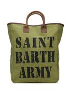 Mc2 Saint Barth Kids Teen Printed Beach Bag - Green