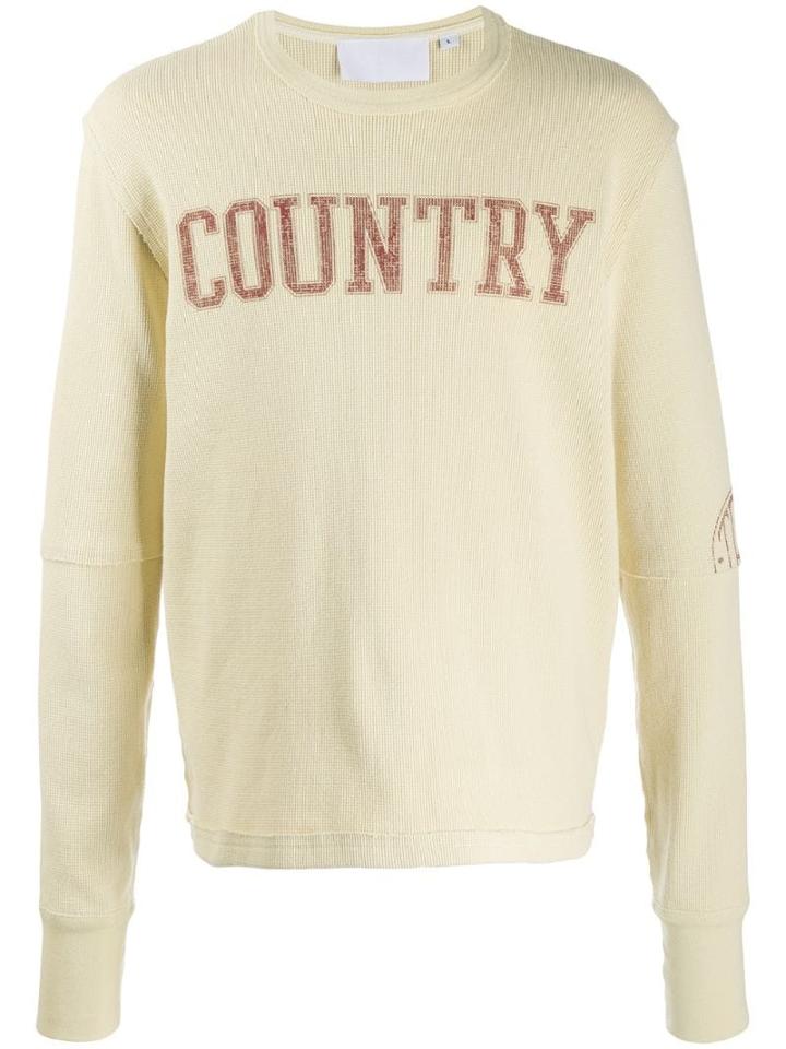 Telfar Printed Country' Sweatshirt - Neutrals