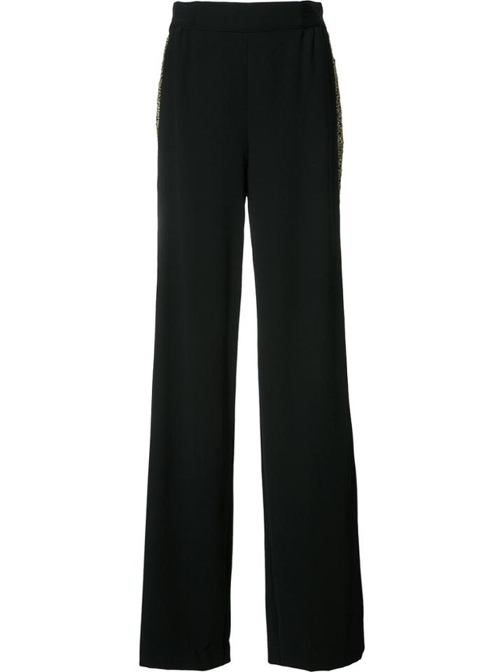 Alice+olivia Side Stripe Trousers - Black