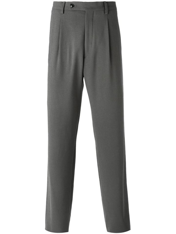 Giorgio Armani Front Pleat Trousers