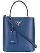 Prada Saffiano Tote Bag - Blue
