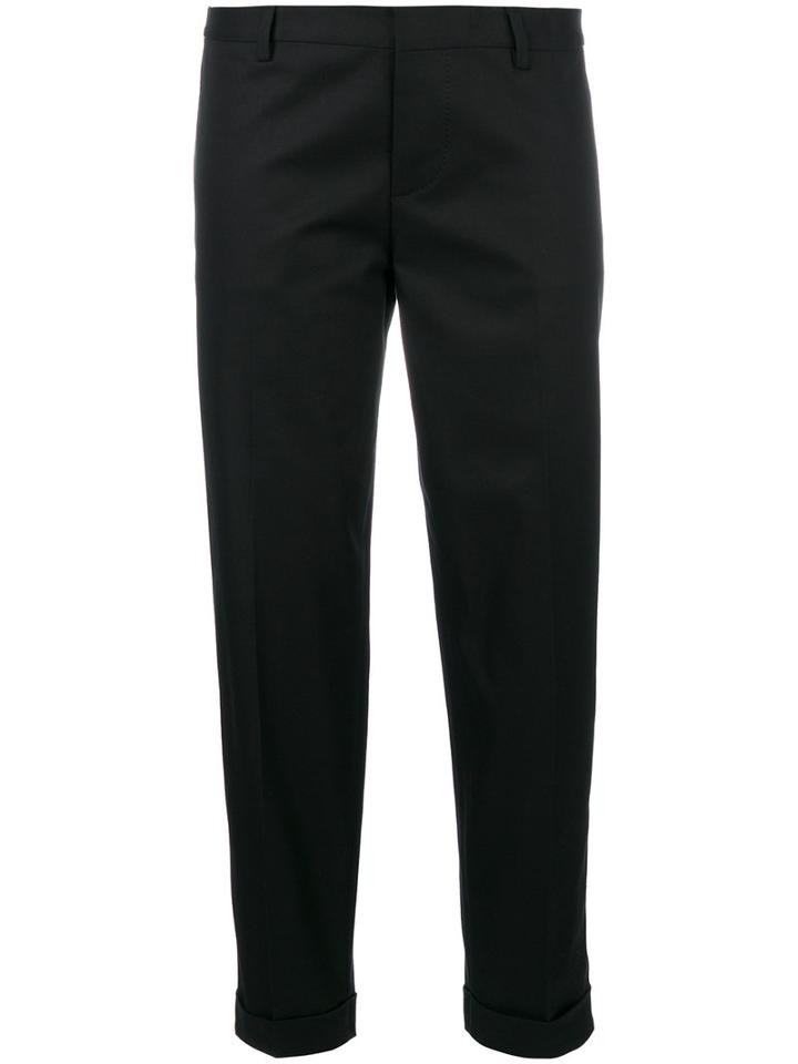 Dsquared2 - Cropped Trousers - Women - Cotton - 42, Black, Cotton