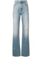 R13 Flared Distressed Jeans - Blue