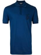Lanvin Embroidered Logo Polo Shirt - Blue