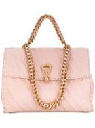 Ermanno Scervino - Chain Shoulder Bag - Women - Leather - One Size, Pink/purple, Leather
