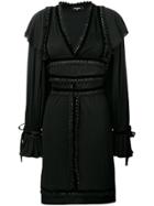Dsquared2 Embellished Empire Dress - Black