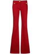 Balmain Wide-leg Jeans - Red