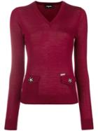 Dsquared2 Patch Pockets Knit Sweater
