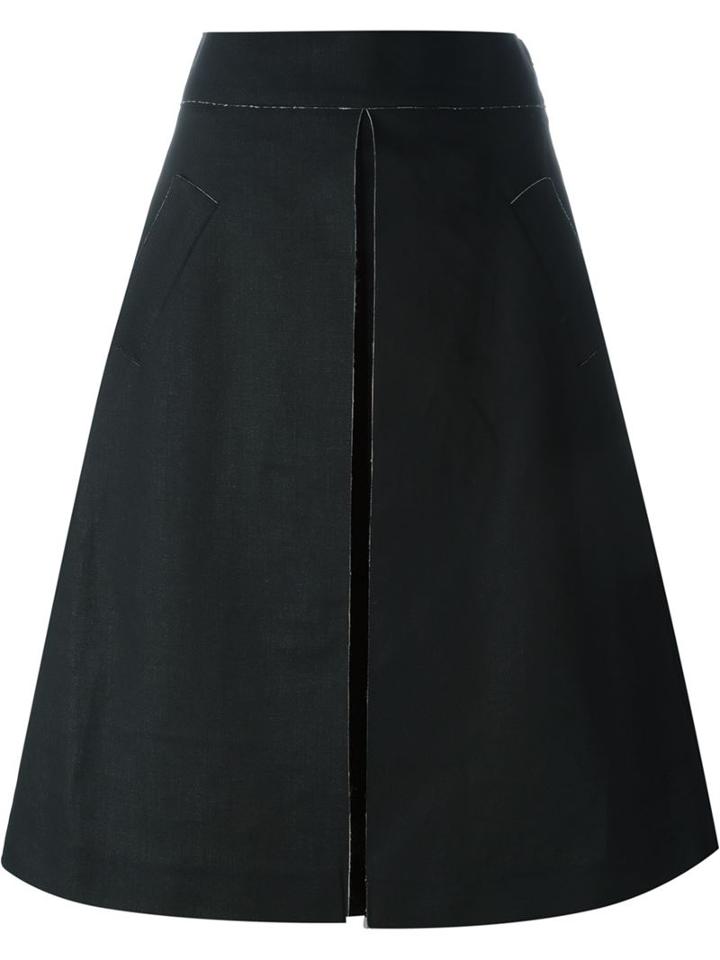 Marni Front Split Skirt