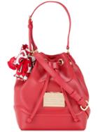 Love Moschino Bucket Shoulder Bag, Women's, Red, Polyurethane