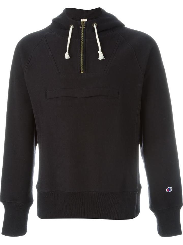 Champion Half Zip Hooded Sweatshirt
