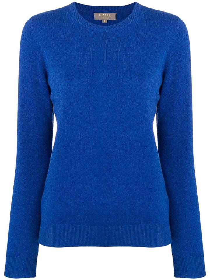 N.peal Slim-fit Pullover - Blue