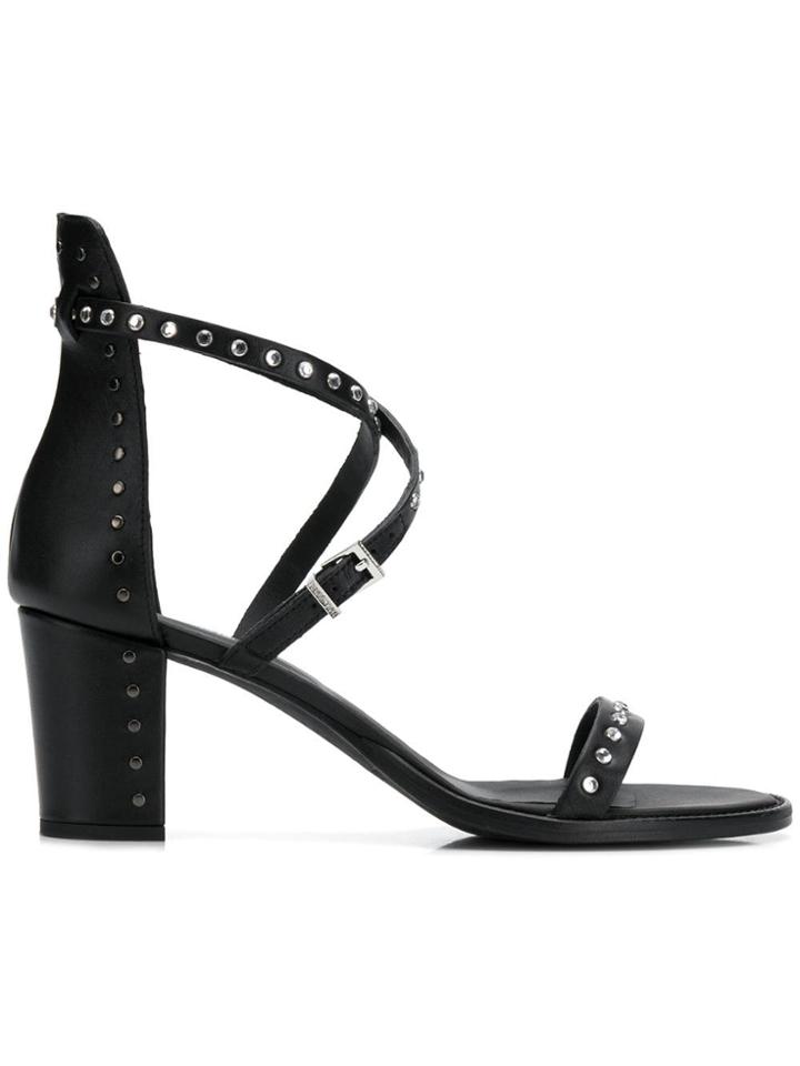 Zadig & Voltaire May Studded Sandals - Black