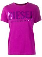 Diesel T-sily Logo T-shirt - Pink