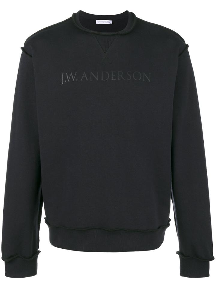 Jw Anderson Exposed Seam Sweatshirt - Blue