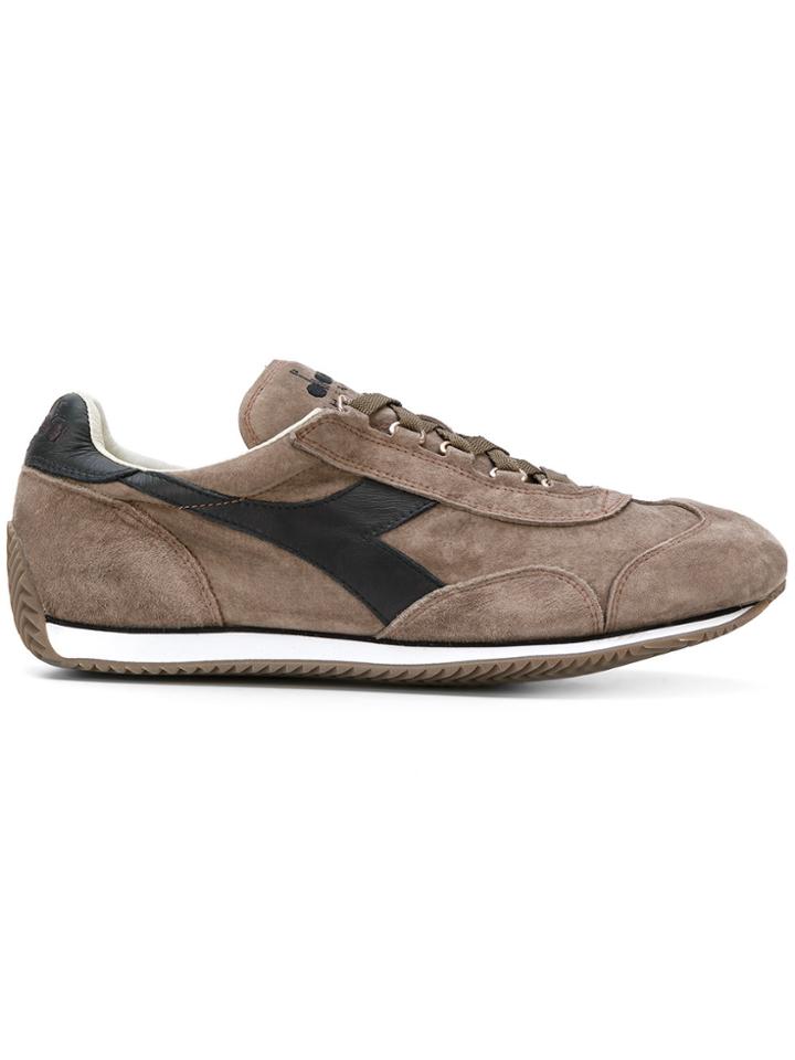 Diadora Panelled Sneakers - Brown