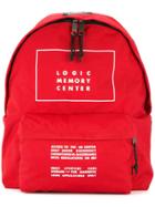 Undercover Logic Memory Center Backpack - Red